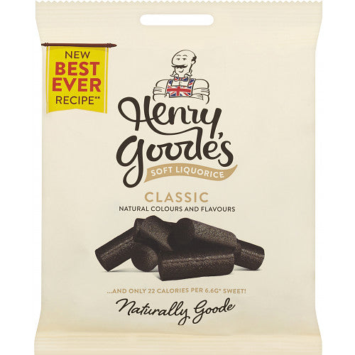 Henry Goode's Superbly Soft Black Liquorice 140g