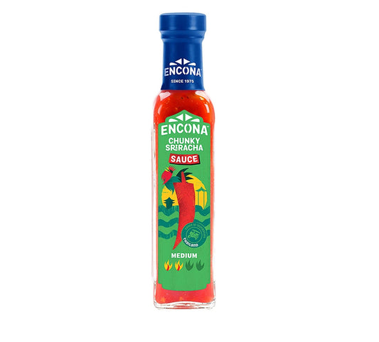 Encona Chunky Sriracha Sauce 142ml Box of 6