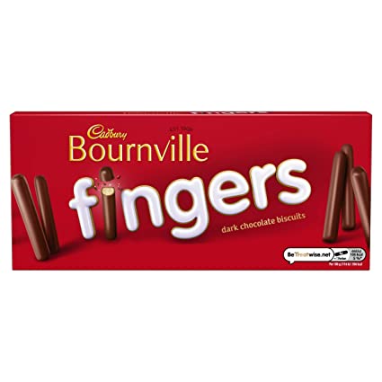 Cad Bournville Fingers Dark Chocolate Biscuits 114g