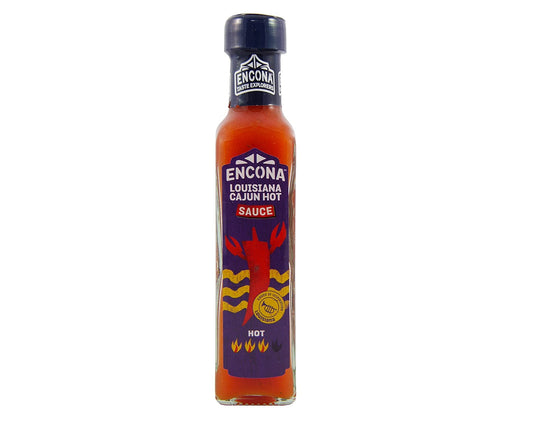 Encona Louisiana Cajun Hot Sauce 142ml Box of 6