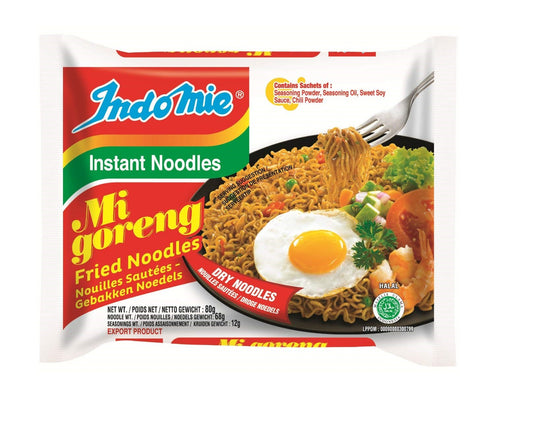 Indomie Noodles Mi Goreng 80g Box of 40