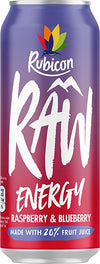Rubicon Raw Energy Raspberry & Blueberry 500ml