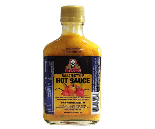 Baron Bajan Hot Sauce 200ml Box of 6