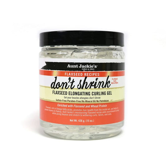 Aunt Jackie’s Don’t Shrink Flaxseed Elongating Curling Gel 15oz