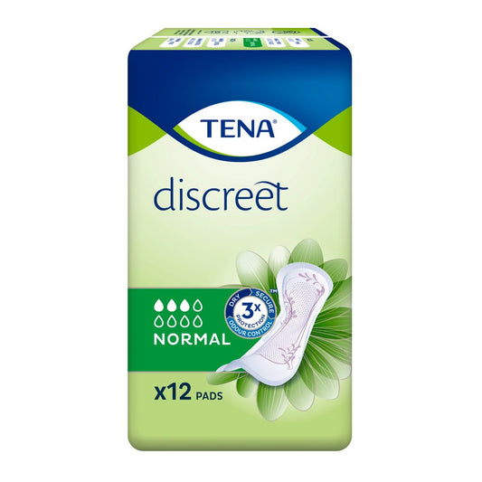 TENA Discreet Normal Incontinence Pads 12s