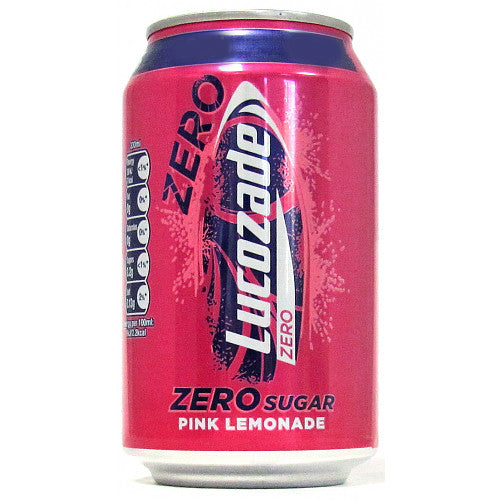 Lucozade Zero Pink Lemonade 330ml