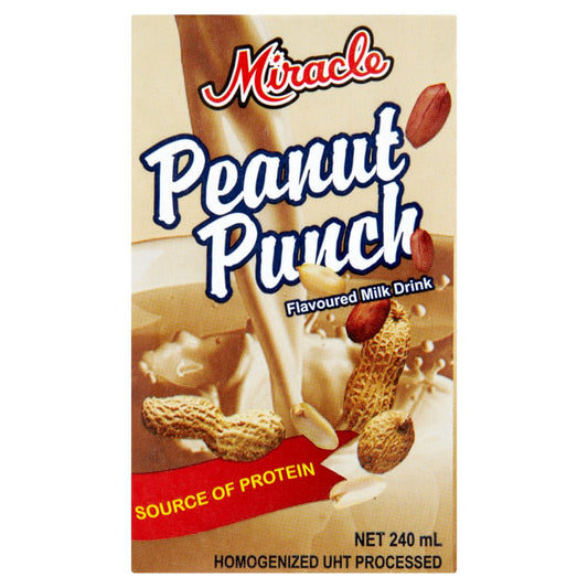 Miracle Peanut Punch Flavoured Milk Drink 240ml