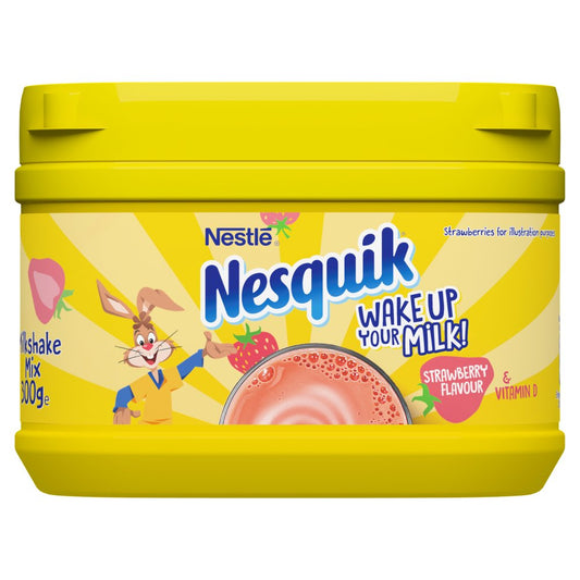 Nesquik Strawberry Flavoured Milkshake Powder 300g