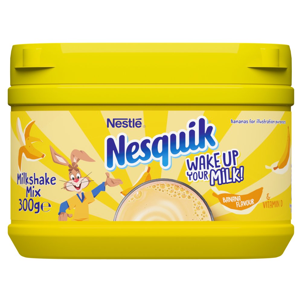 Nesquik Banana Flavoured Milkshake Powder 300g