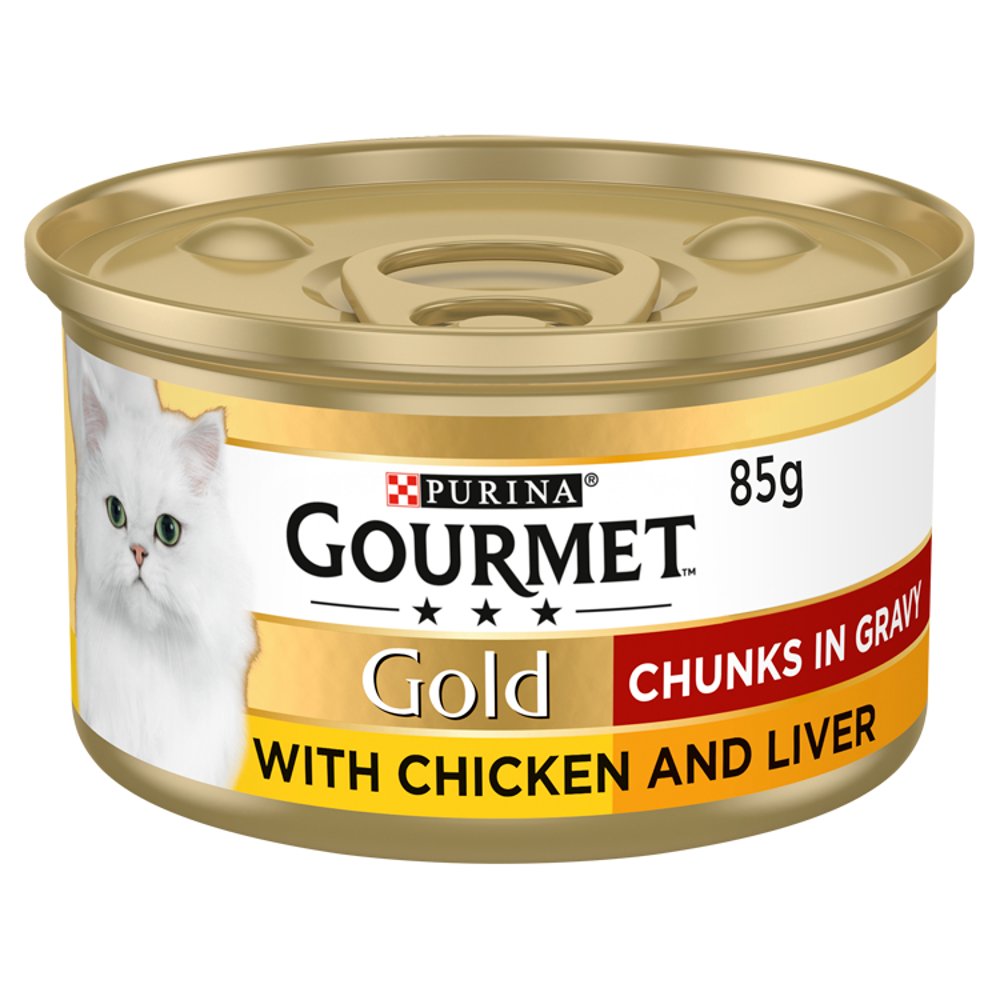 Gourmet Gold Chunks in Gravy with Chicken and Liver 85g