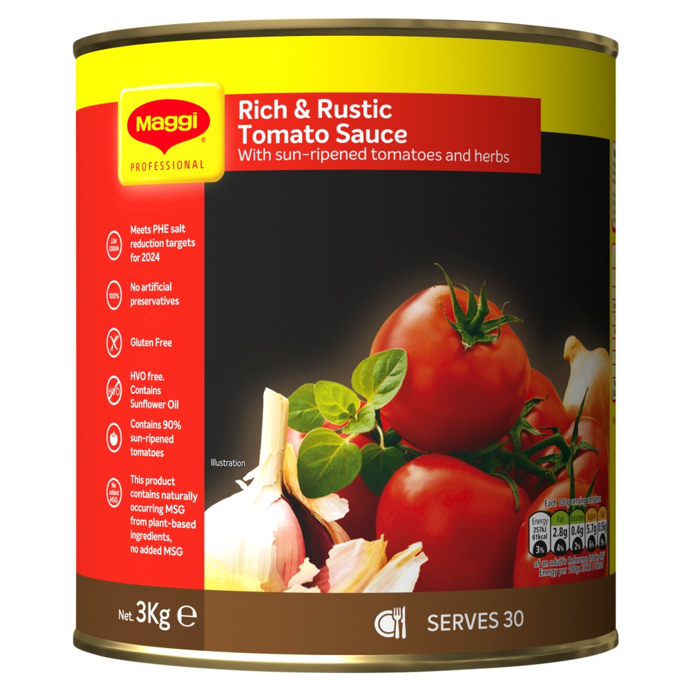 Maggi Rich & Rustic Tomato Sauce 3kg