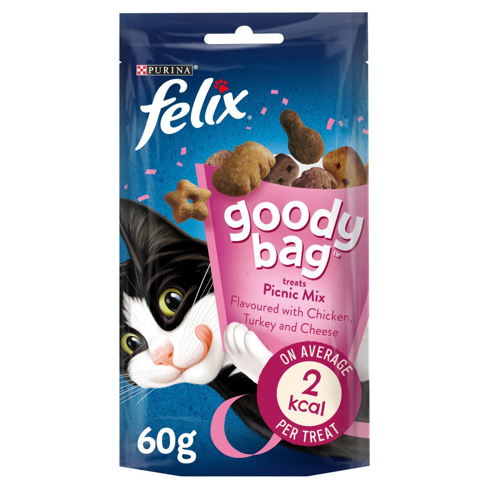 Felix Goody Bag Cat Treats Picnic Mix 60g