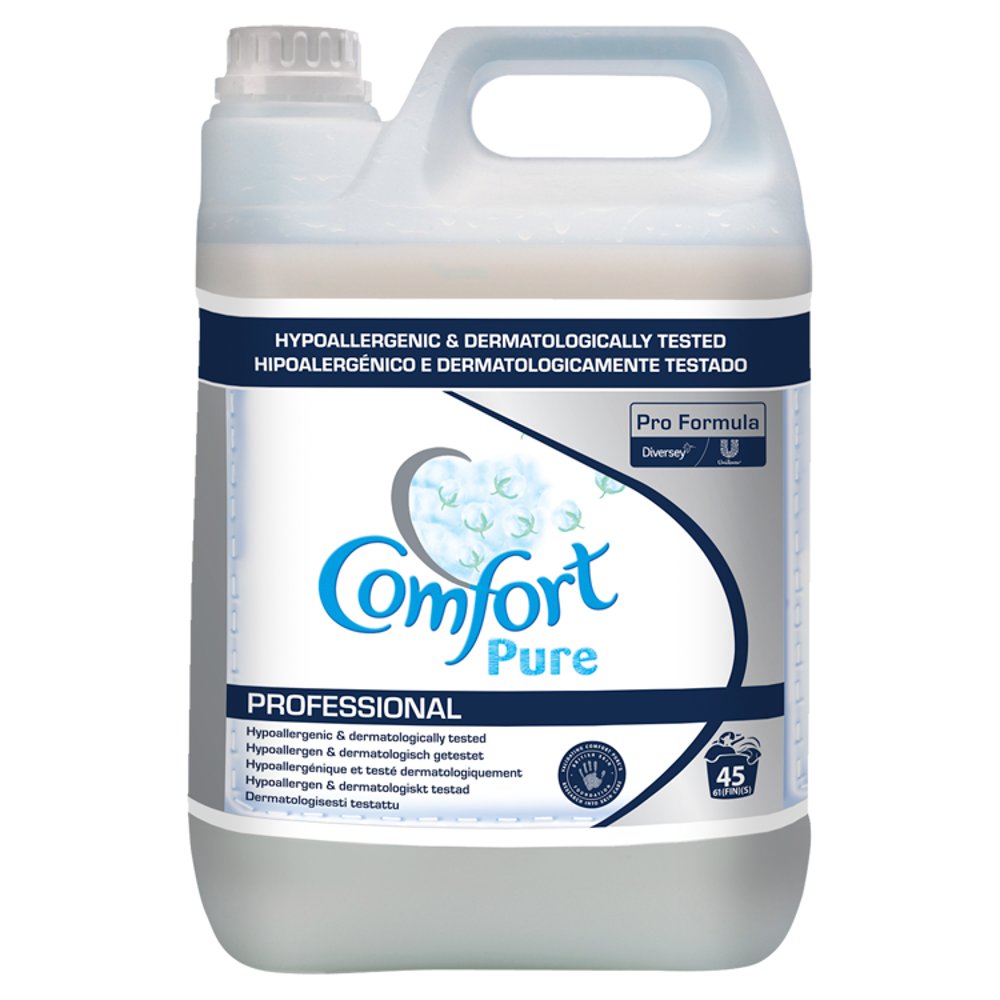 Comfort Pure Softer, Smoother Fabrics Professional 45 Washes 5L