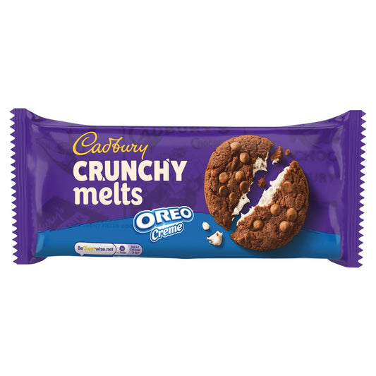 Cad Crunchy Melts Oreo Creme Chocolate Cookies 156g
