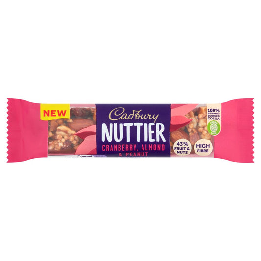 Cad Nuttier Cranberry, Almond & Peanut Chocolate Bar 40g