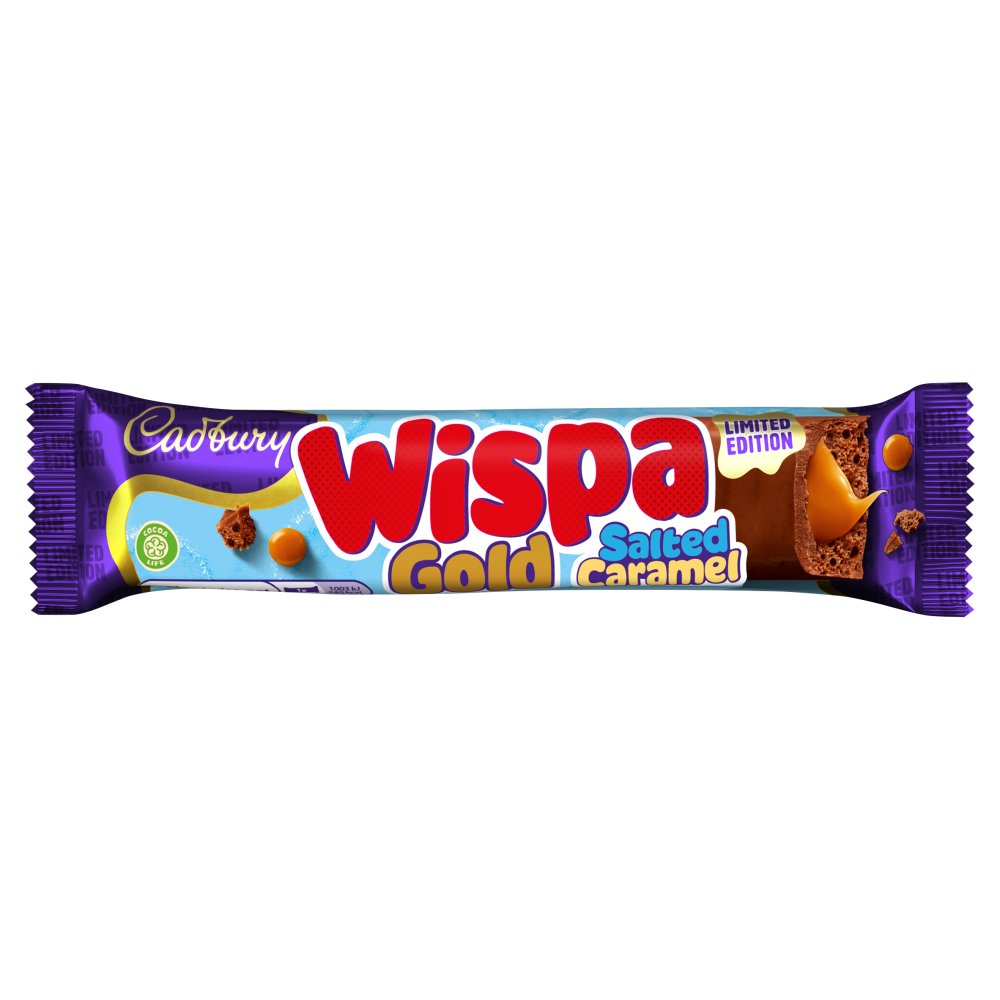 Cad Wispa Gold Salted Caramel Chocolate Bar 48g