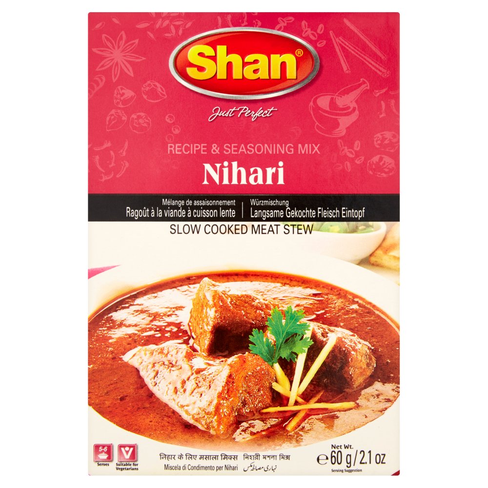 Shan Nihari Slow Cooked Meat Stew Recipe & Seasoning Mix 60g