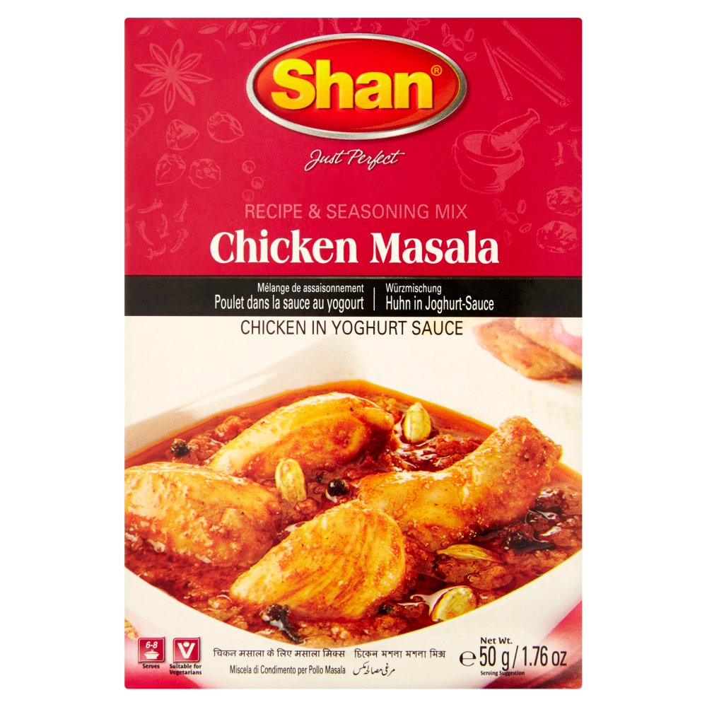 Shan Chicken Masala Recipe & Seasoning Mix 50g