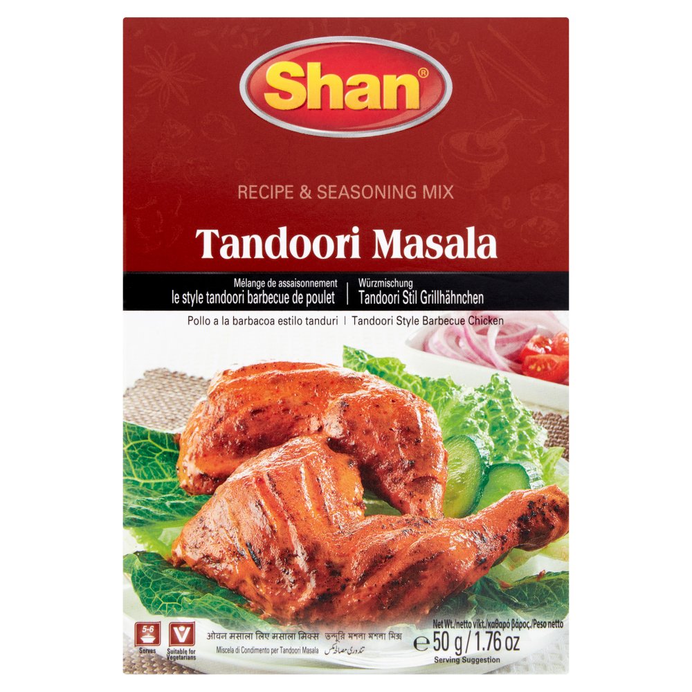 Shan Tandoori Masala Recipe & Seasoning Mix 50g