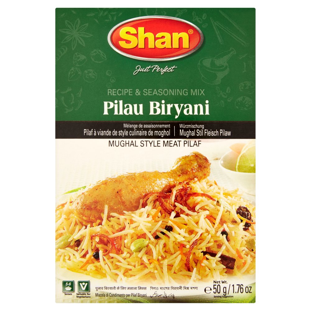 Shan Pilau Biryani Recipe & Seasoning Mix 50g