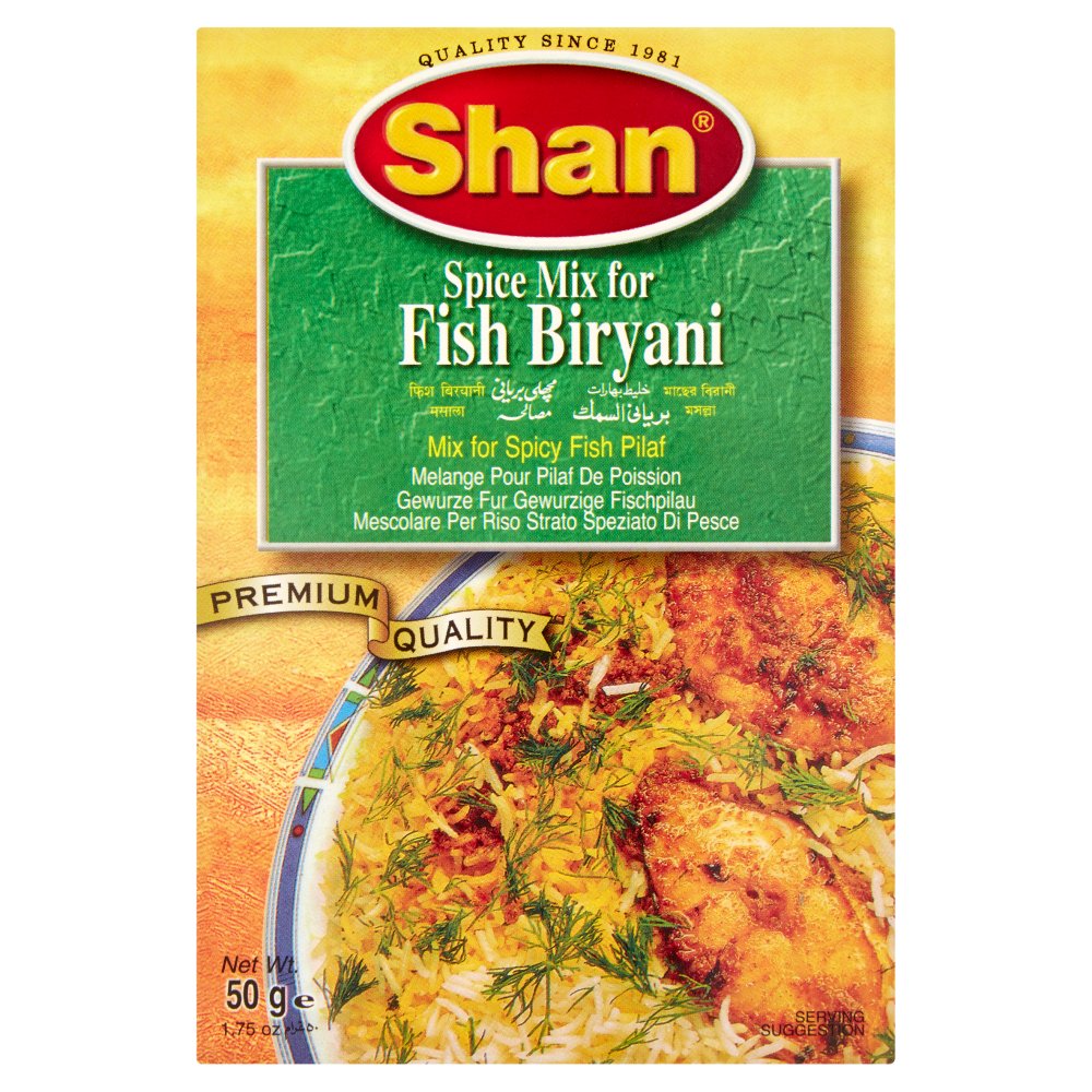 Shan Spice Mix for Fish Biryani 50g