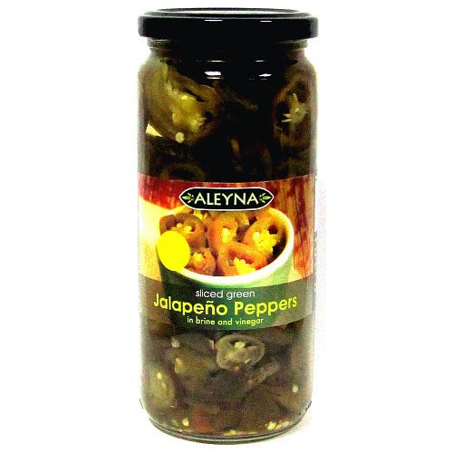 Aleyna Sliced Green Jalapeño Peppers 480g