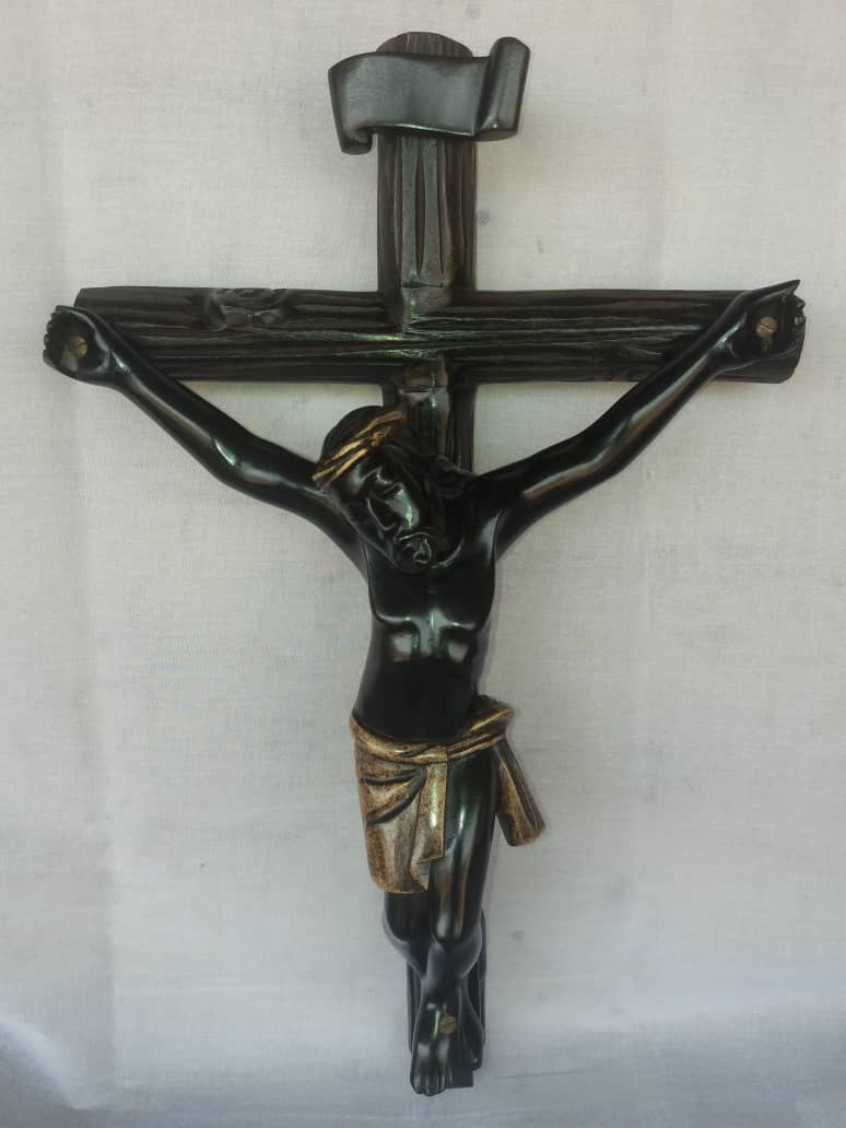 Handmade Wooden Jesus Christ Cross Statue