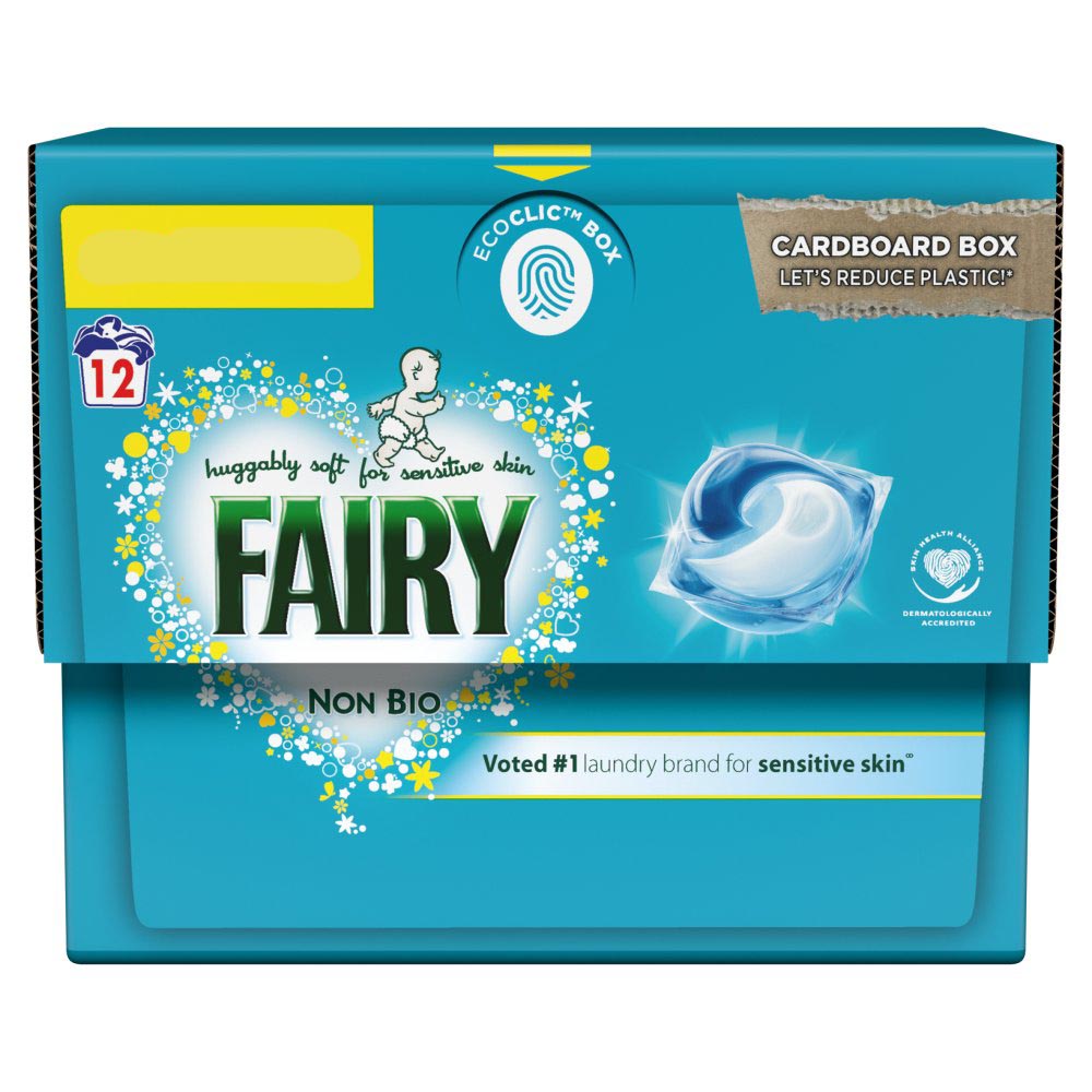 Fairy Non Bio PODS® Washing Capsules x12