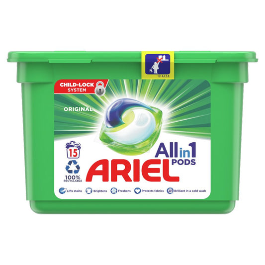 Ariel All in1 PODs Washing Capsules 15 Washes