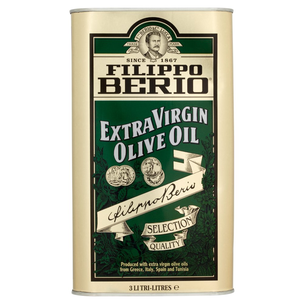 Filippo Berio Extra Virgin Olive Oil 3 Litres