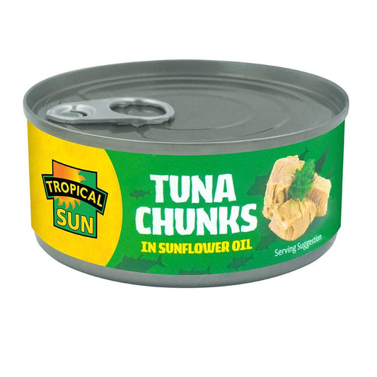Tropical Sun Tuna Steak in Sunflower Oil 160g Box of 6