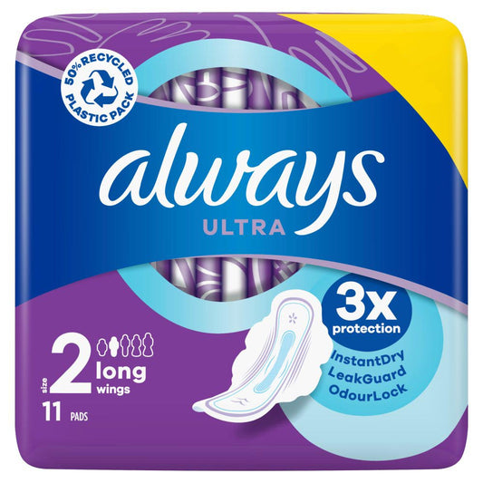 Always Ultra Sanitary Towels Long (S2) Wings