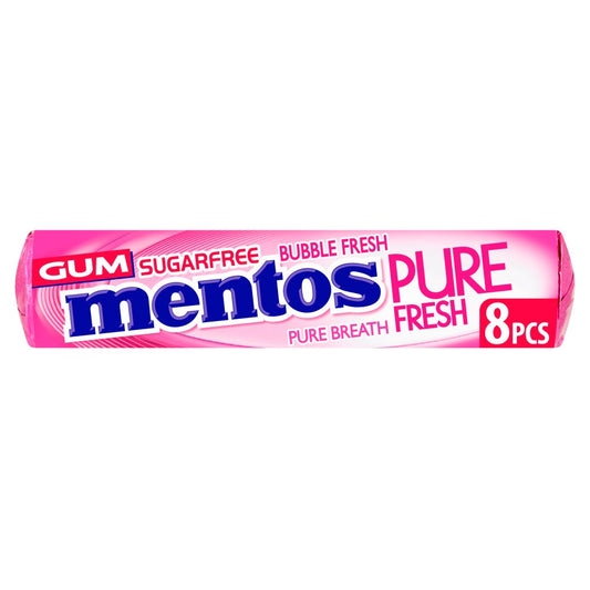 Mentos Gum Pure Fresh Bubble Fresh 8 Pieces 15.5g