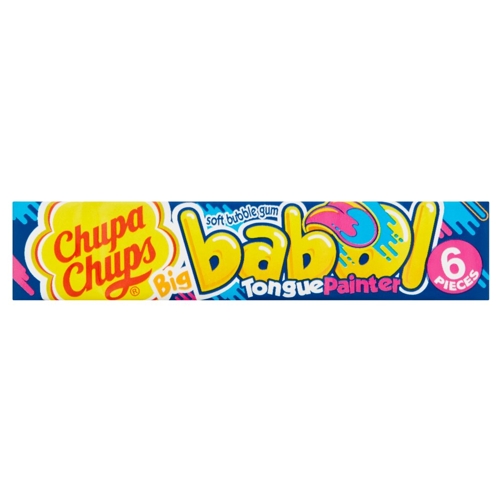 Chupa Chups Big Babol Blue Raspberry Flavour Soft Bubble Gum