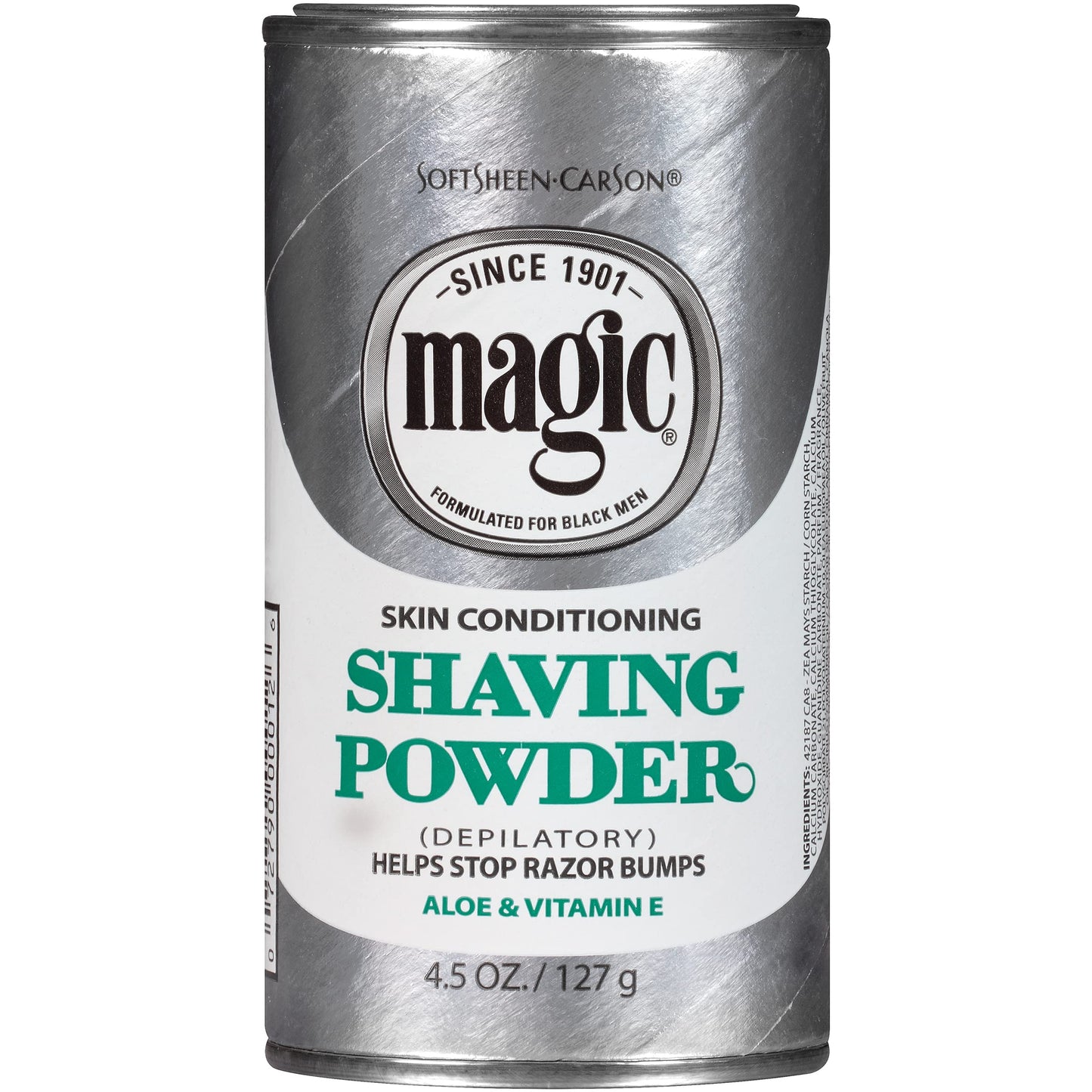 Magic Shaving Powder Platinum ( Aloe & Vit E)