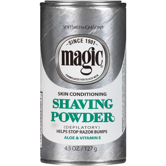 Magic Shaving Powder Platinum ( Aloe & Vit E)