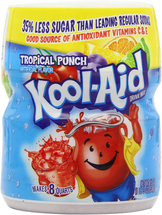 Kool Aid Tub Tropical Fruit Punch 538g