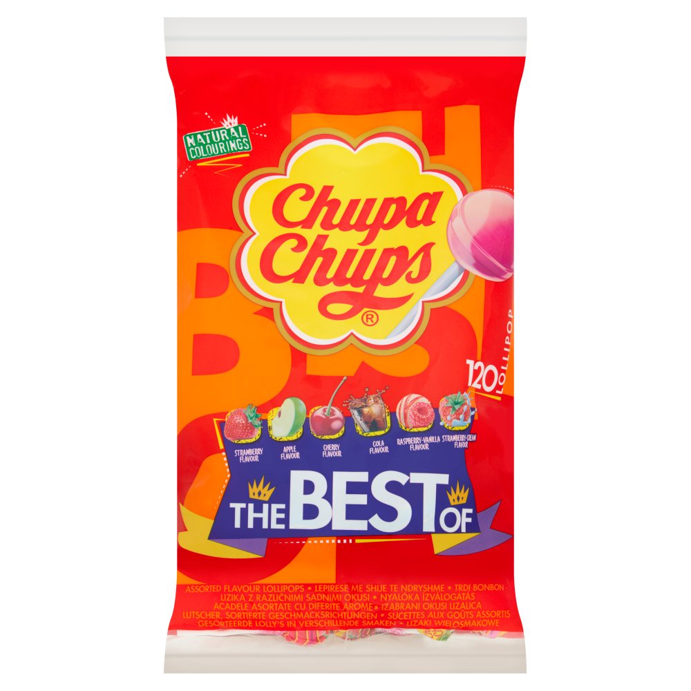 Chupa Chups The Best of 120 Lollipops 12g - My Africa Caribbean