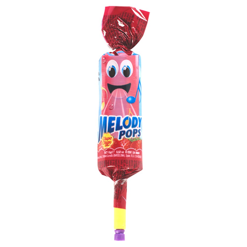 Chupa Chups Strawberry Melody Pops 17g