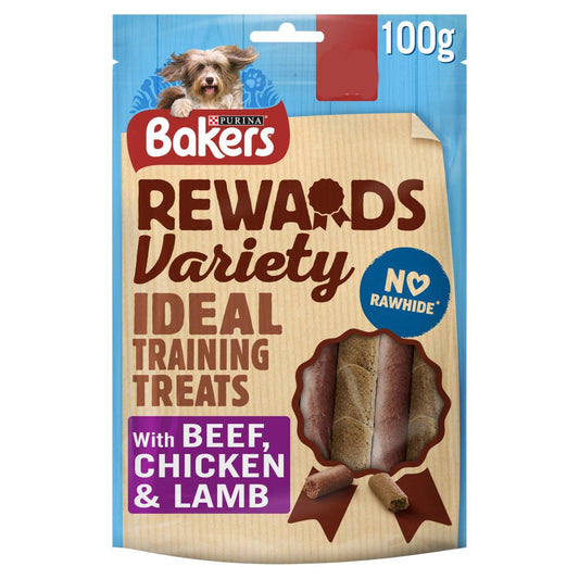 BAKERS Dog Treats Mixed Variety Rewards 100g