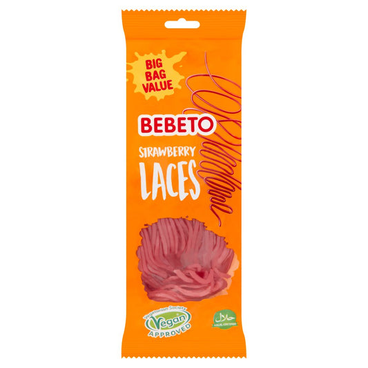 Bebeto Strawberry Laces 200g