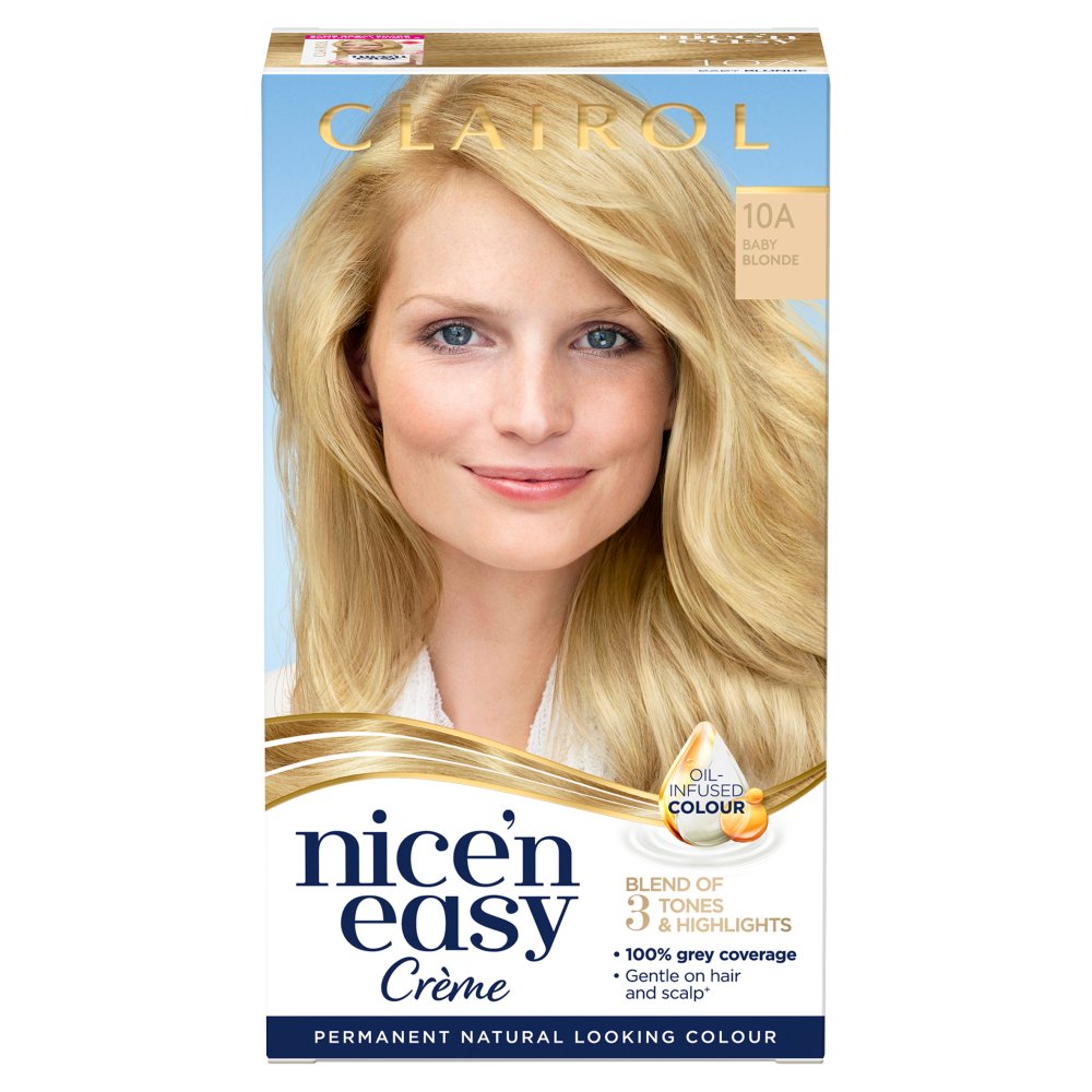 Clairol Nice'n Easy Hair Dye 10A Baby Blonde 177ml