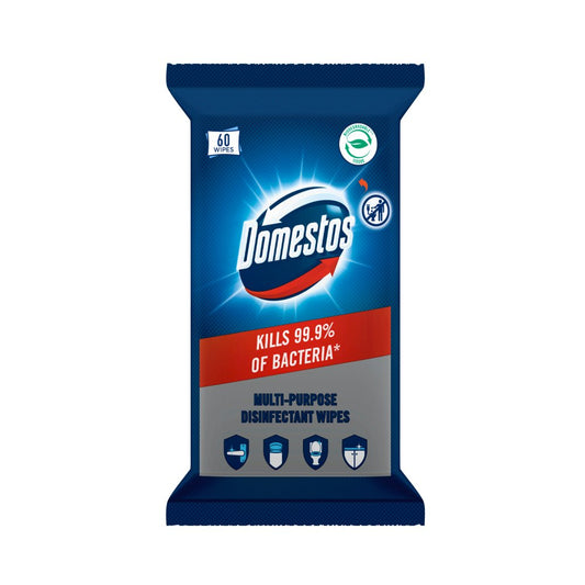 Domestos Disinfectant Antibacterial Wipes 60 wipes