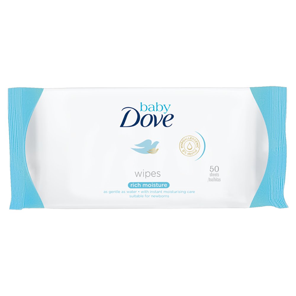 Baby Dove Rich Moisture Wipes 50