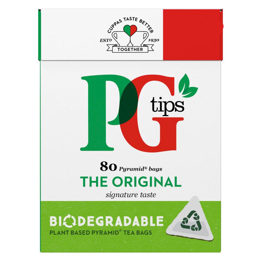 Pg Tips Original Tea Bags 80