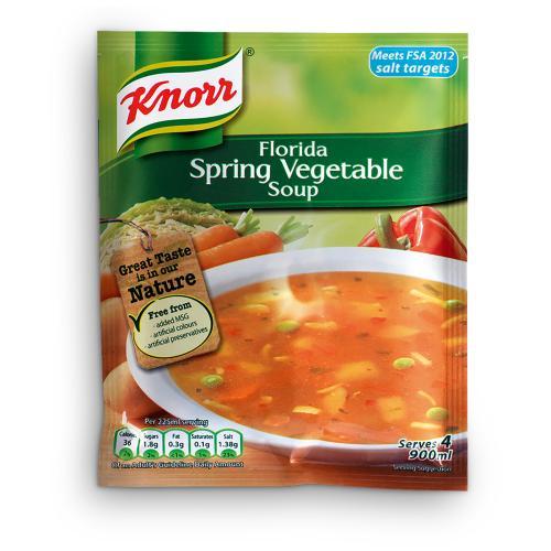 Knorr Florida Spring Veg Soup 48g Box of 9