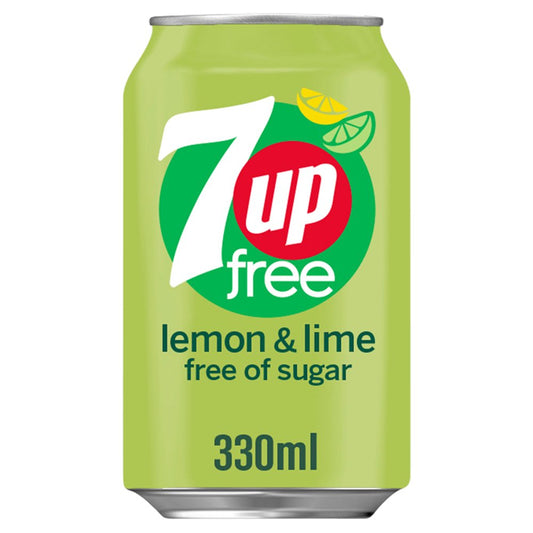7UP Free Lemon & Lime Can 330ml