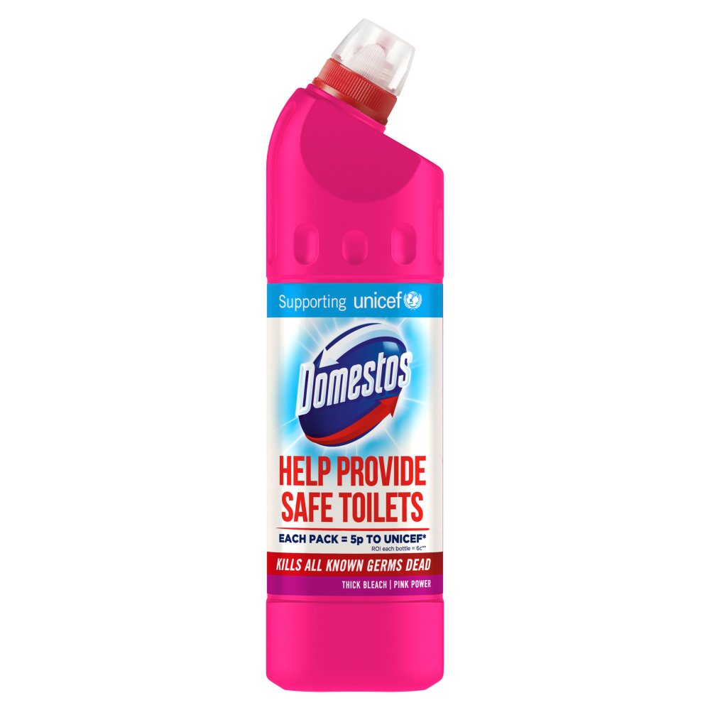 Domestos Thick Bleach Pink Power 750 ml