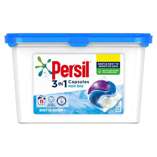 Persil Non Bio Laundry Washing Capsules 15 Wash