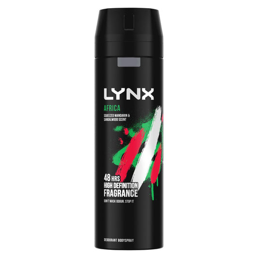 Lynx Aerosol Bodyspray Africa 200ml